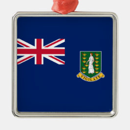 Vlag van de Britse Maagdeneilanden (BVI) Metalen Ornament