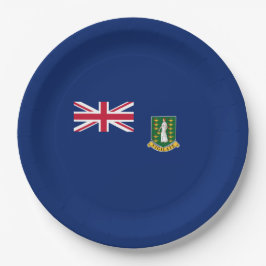 Vlag van de Britse Maagdeneilanden (BVI) Papieren Bordje