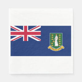 Vlag van de Britse Maagdeneilanden (BVI) Servet