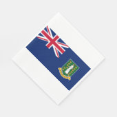 Vlag van de Britse Maagdeneilanden (BVI) Servet (Hoek)