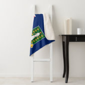 Vlag van de Britse Maagdeneilanden (BVI) Sherpa Deken (In situ)