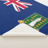 Vlag van de Britse Maagdeneilanden (BVI) Sherpa Deken (3/4)