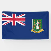 Vlag van de Britse Maagdeneilanden (BVI) Spandoek (Horizontaal)
