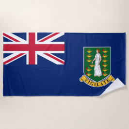 Vlag van de Britse Maagdeneilanden (BVI) Strandlaken