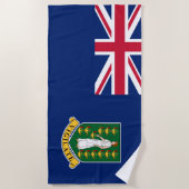 Vlag van de Britse Maagdeneilanden (BVI) Strandlaken (Voorkant)