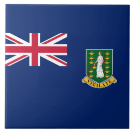 Vlag van de Britse Maagdeneilanden (BVI) Tegeltje