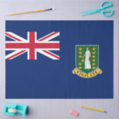 Vlag van de Britse Maagdeneilanden (BVI) Tissuepapier (Craft)