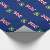 vlag van de Britse Maagdeneilanden Cadeaupapier (Hoek)