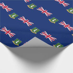 vlag van de Britse Maagdeneilanden Cadeaupapier
