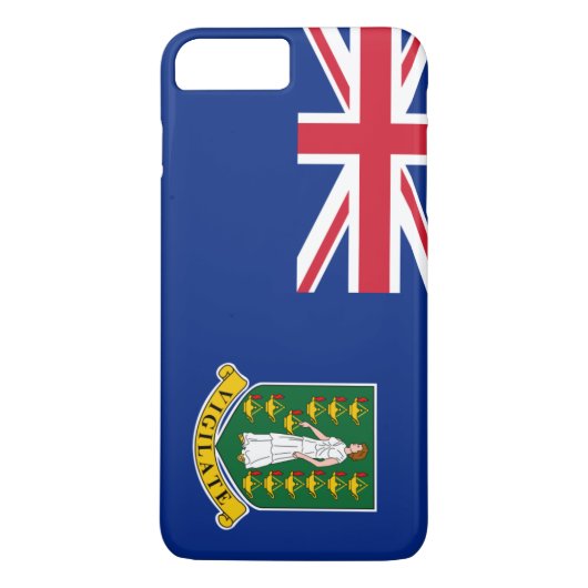 vlag van de Britse Maagdeneilanden Case-Mate iPhone Case (Achterkant)