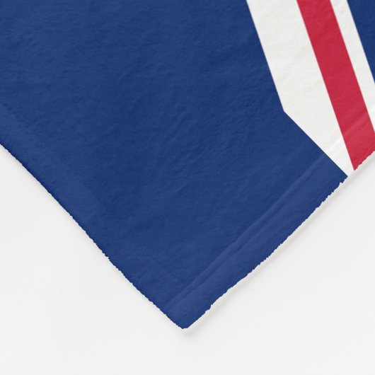 vlag van de Britse Maagdeneilanden Fleece Deken (Hoek)