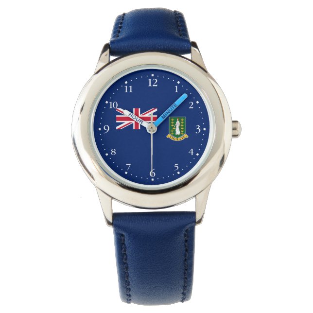 vlag van de Britse Maagdeneilanden Horloge (Voorkant)