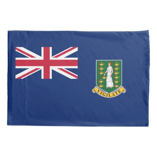 vlag van de Britse Maagdeneilanden Kussensloop (Achterkant)