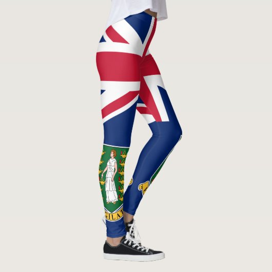 vlag van de Britse Maagdeneilanden Leggings (Rechts)