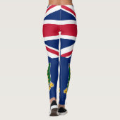 vlag van de Britse Maagdeneilanden Leggings (Achterkant)