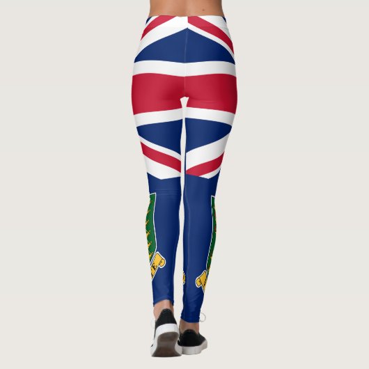 vlag van de Britse Maagdeneilanden Leggings (Achterkant)