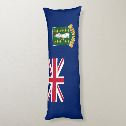 vlag van de Britse Maagdeneilanden Lichaamskussen (Achterkant (Verticaal))