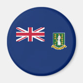 vlag van de Britse Maagdeneilanden Magneet (Voorkant)