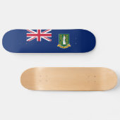 vlag van de Britse Maagdeneilanden Persoonlijk Skateboard (Horizontaal)