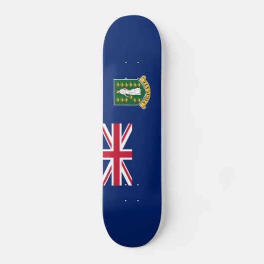 vlag van de Britse Maagdeneilanden Persoonlijk Skateboard (Voorkant)