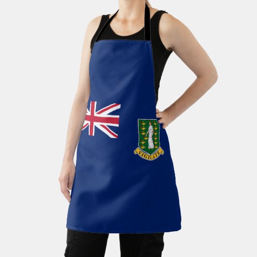 vlag van de Britse Maagdeneilanden Schort (Insitu)