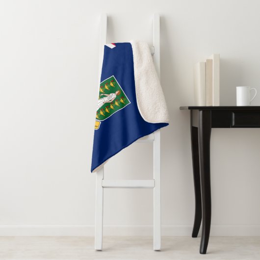 vlag van de Britse Maagdeneilanden Sherpa Deken (In situ)