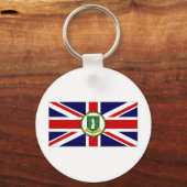 vlag van de Britse Maagdeneilanden Sleutelhanger (Voorkant)