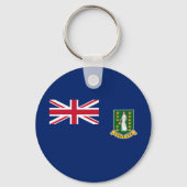 vlag van de Britse Maagdeneilanden Sleutelhanger (Voorkant)