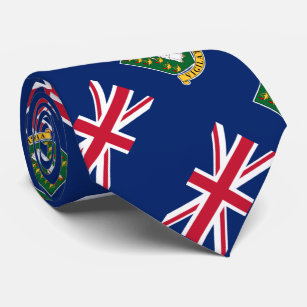 vlag van de Britse Maagdeneilanden Stropdas