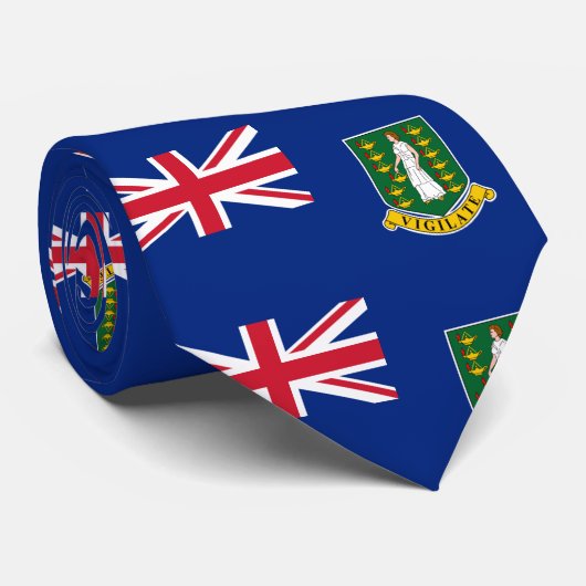 vlag van de Britse Maagdeneilanden Stropdas (Opgerold)