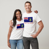 Vlag van de Britse Maagdeneilanden T-shirt (Unisex)