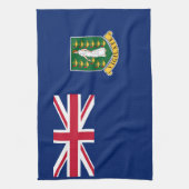 vlag van de Britse Maagdeneilanden Theedoek (Verticaal)