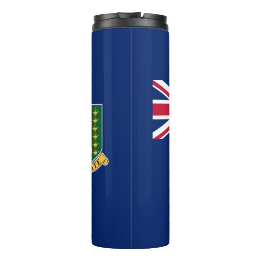 vlag van de Britse Maagdeneilanden Thermosbeker (Achterkant)