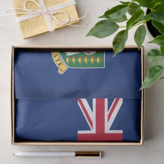 vlag van de Britse Maagdeneilanden Tissuepapier (Geschenk)