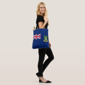 vlag van de Britse Maagdeneilanden Tote Bag (Op model)