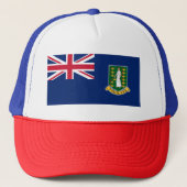 vlag van de Britse Maagdeneilanden Trucker Pet (Voorkant)
