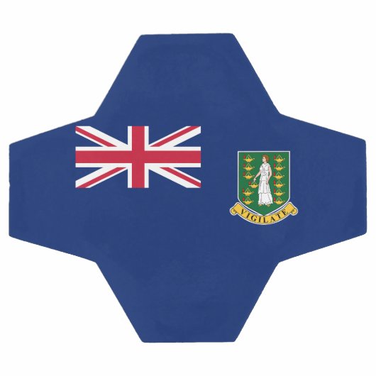 vlag van de Britse Maagdeneilanden Voetbal (Enkel)