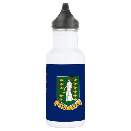 vlag van de Britse Maagdeneilanden Waterfles (Rechts)