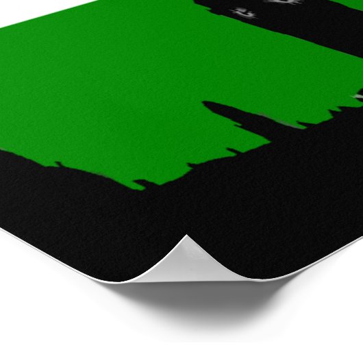 Vlag van de Britse Republikeinse Vluchtelingen bov Poster (Hoek)