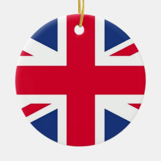 Vlag van de Britse siervlag Keramisch Ornament (Voorkant)