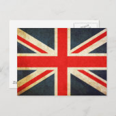 vlag van de Britse Unie Briefkaart (Voorkant / Achterkant)
