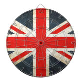vlag van de Britse Unie Dartbord (Voorkant)