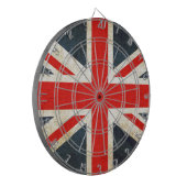 vlag van de Britse Unie Dartbord (Voorkant Links)