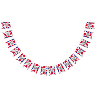 vlag van de Britse Unie met koning Charles III, Vlaggetjes