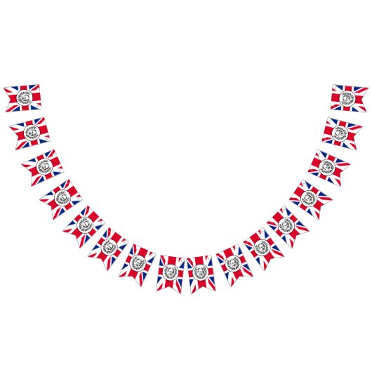 vlag van de Britse Unie met koning Charles III, Vlaggetjes (Alle)