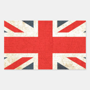 vlag van de Britse Unie Rechthoekige Sticker