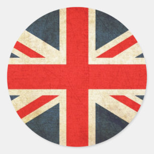 vlag van de Britse Unie Ronde Sticker