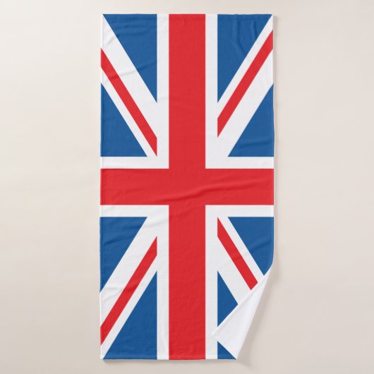 Vlag van de Britse Unie (Unievakanaal) Badhanddoek (Badhanddoek)