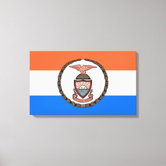 Vlag van de Bronx (Borough in New York City) Canvas Afdruk (Voorkant)