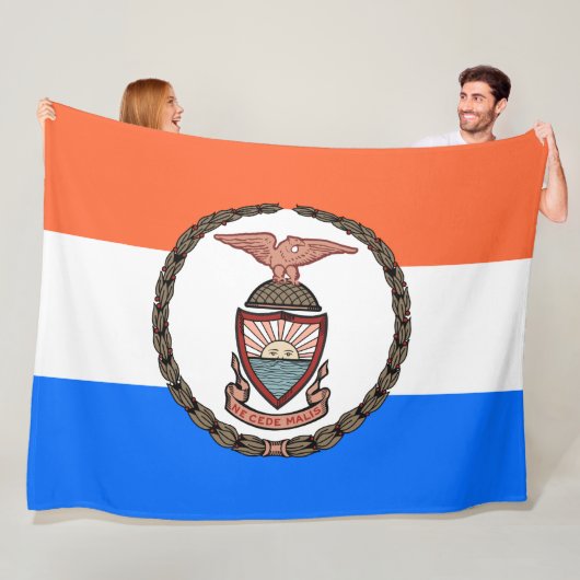 Vlag van de Bronx (Borough in New York City) Fleece Deken (In situ)